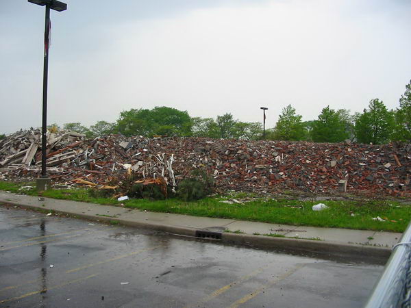 Northland Inn - 2002 Demolition (newer photo)